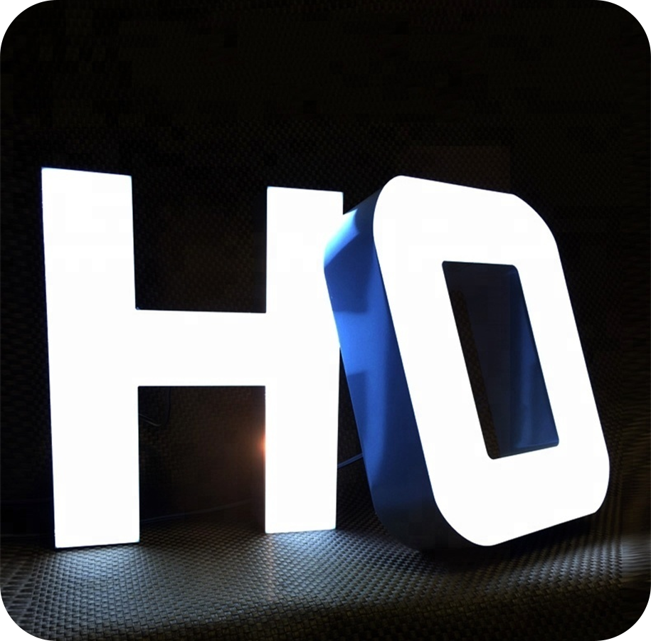 Объемные буквы с подсветкой