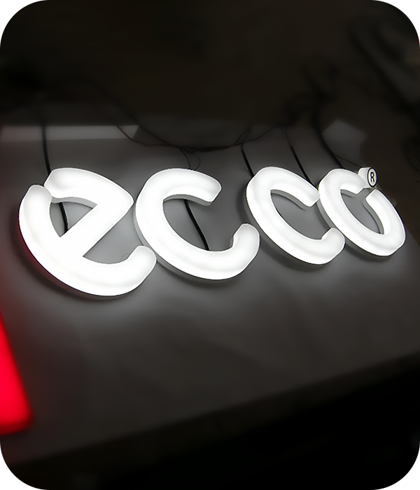 Изготовление световых логотипов